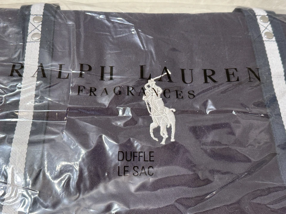 Polo Ralph Lauren - Bolso de Lona Tamaño Completo con Logo Cosido - 20"x10"x8" IDEA DE REGALO Foto 3 de 4
