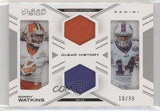 2015 Panini Clear Vision History Dual Jerseys 10/99 Sammy Watkins #CH-SW 2t7