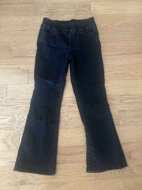 Girls Cat & Jack Black Flare Jeans Size 10