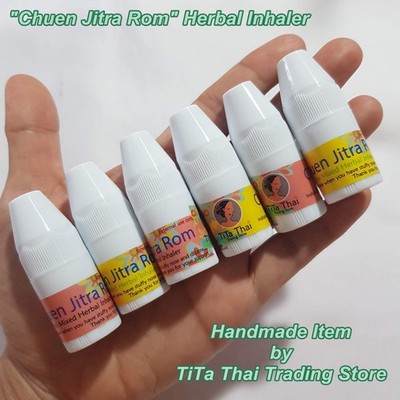 Handmade Item Thai Traditional Herbal Inhaler Chuen Jitra Rom by TiTa Thai