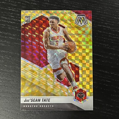 2020-21 Panini Mosaic Basketball Jae'Sean Tate  RC #214 Reactive Yellow Rockets