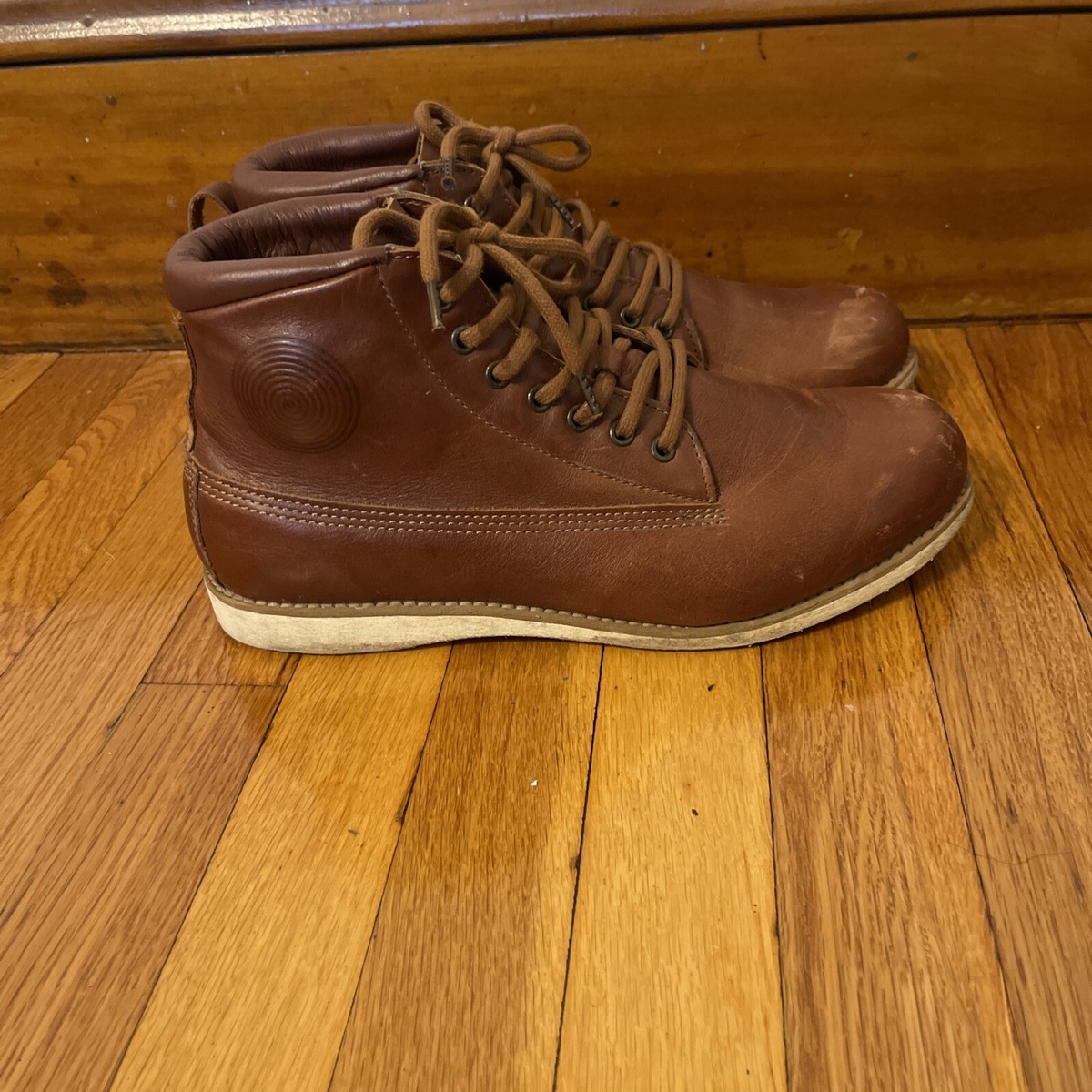 Oscar Alpinestars Rayburn Riding Brown Boots Men's Size 10 Made IN