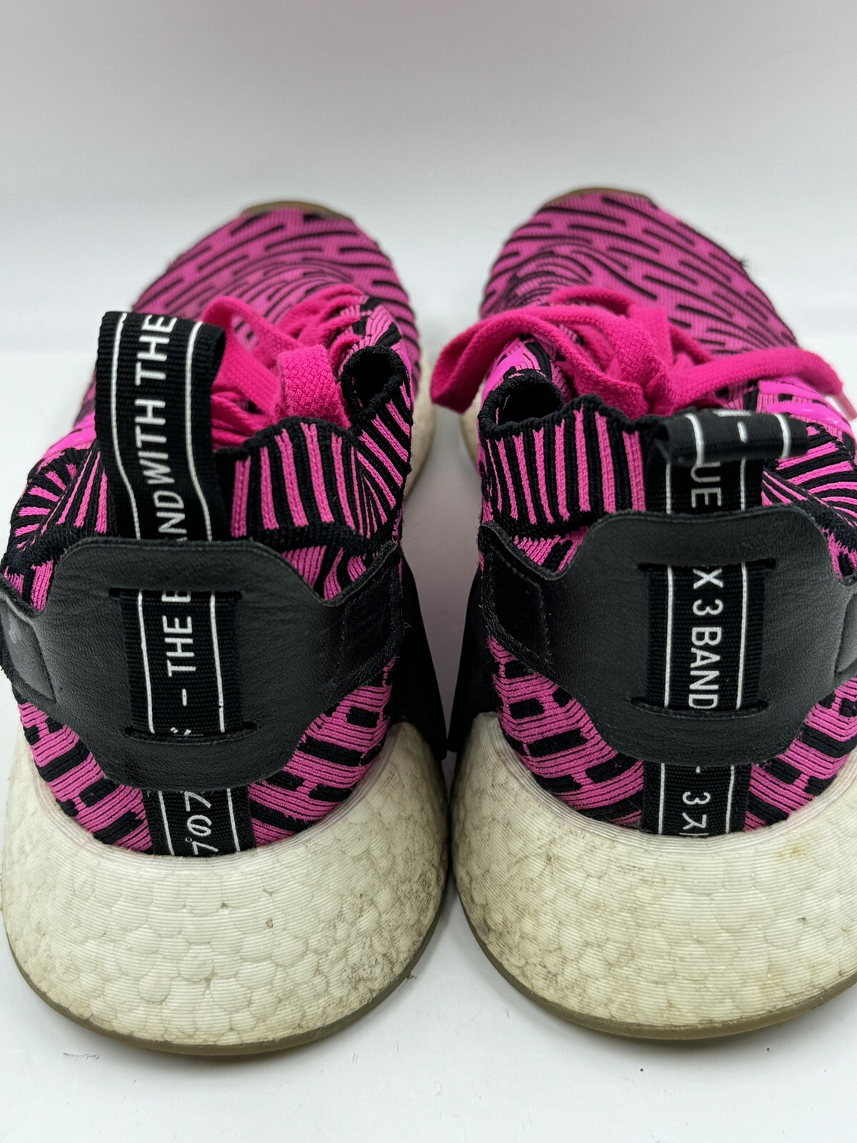 adidas NMD R2 Primeknit Japan Boost Men's Sneakers Size 12 Pink Shoes BY9697 thumbnail 5