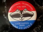 1976 Coon Rapids Minnesota Bicentennial Celebration Souvenir Pin Pinback Button — photo 4