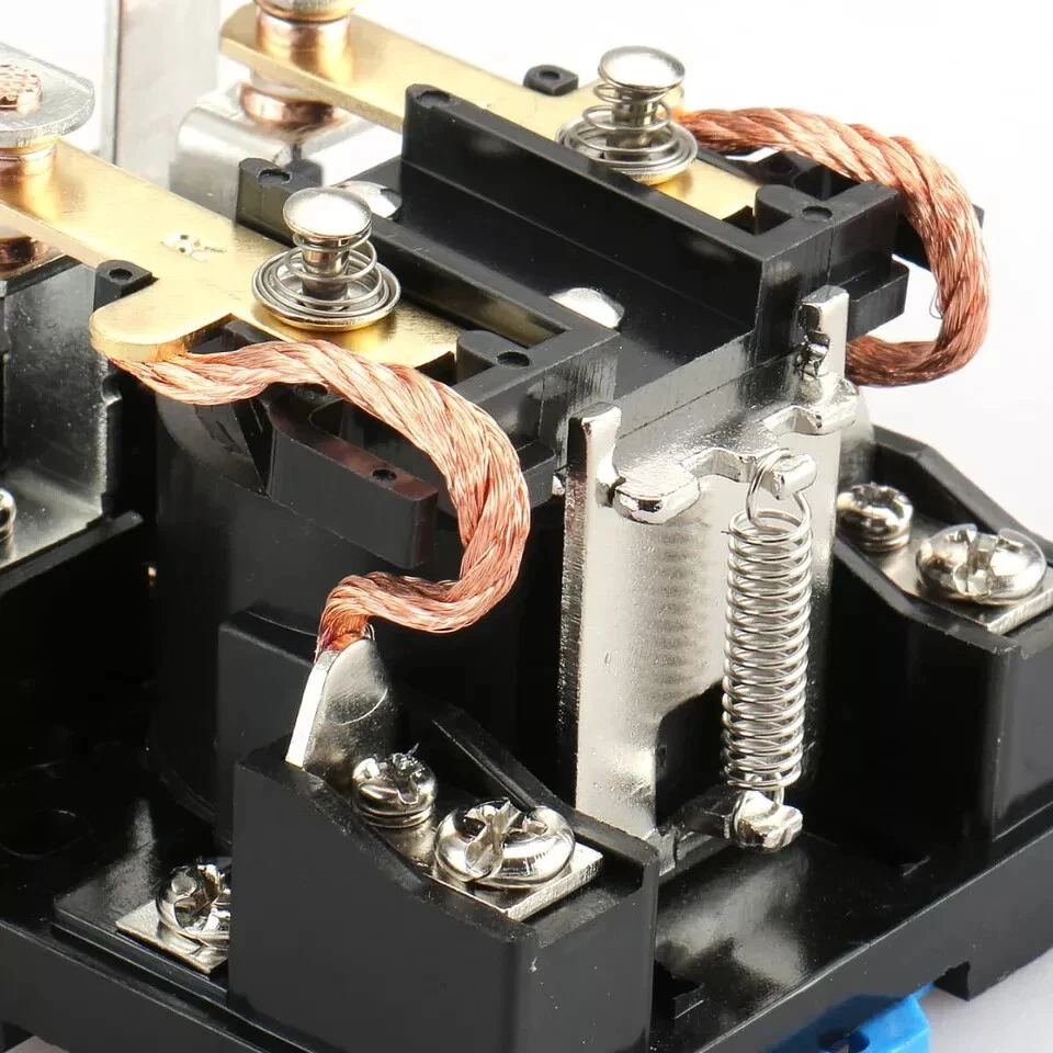 Relé de alta potencia Baomain JQX-62F-2Z bobina voltaje CA 110V 80A DPDT 2NO 2NC eléctrico Foto 4 de 4