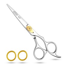 NIXCER HAIR CUTTING SCISSORS RAZOR EDGE 420C JAPANESE STEEL HANDMADE SHEARS 6.5"