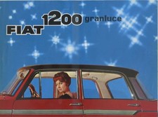 BROCHURE DEPLIANT ORIGINALE FIAT 1200 GRANLUCE  (F15)
