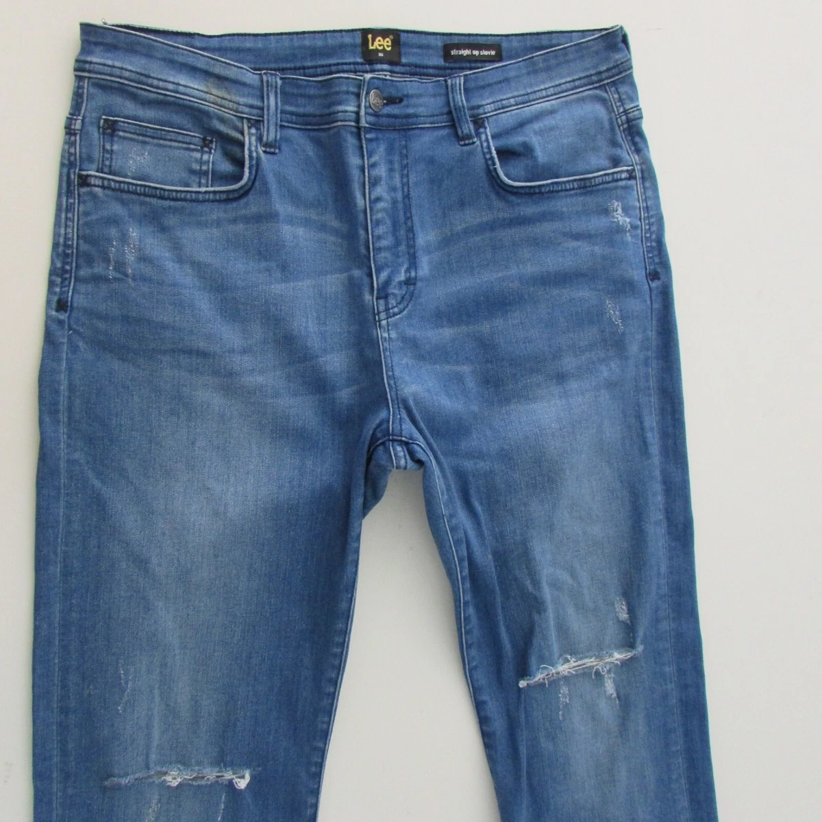 Lee ripped jeans mens hotsell