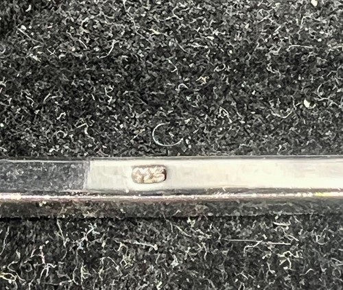 .925 Sterling Silver SQUARED Bangle Bracelet 16g 3" - Picture 5 of 6