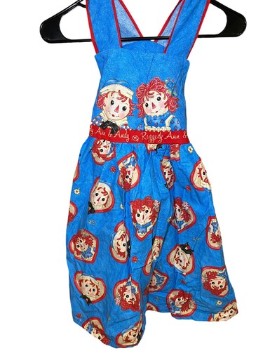 VTG Raggedy Ann & Andy Dress Romper Simon & Schuster Licensed United Media
