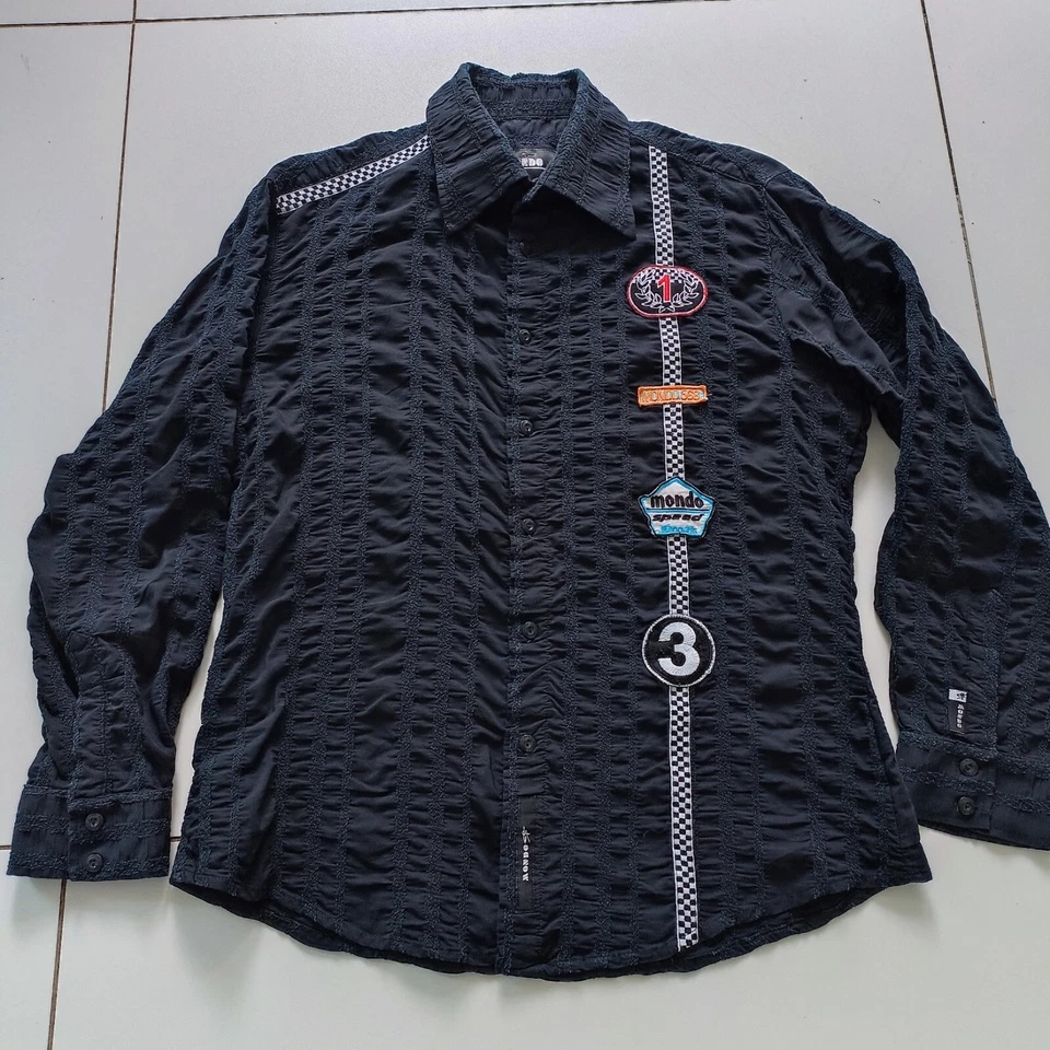 Camisa Hombre MONDO Talla XXL - FABULOSO Diseño - MUY CHULA EXCELENTE ESTADO Foto 2 de 4