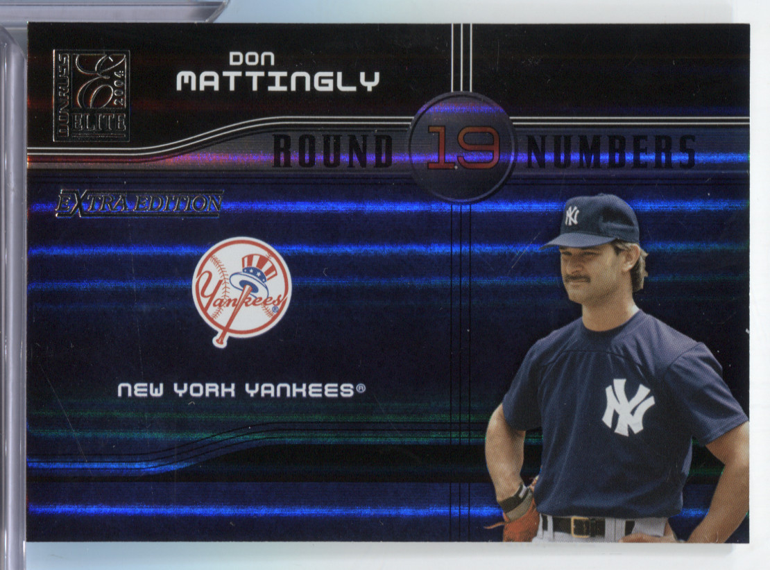 Don Mattingly Yankees 2004 Donruss Round Numbers 24/500 #RN-23 052824MLCD64