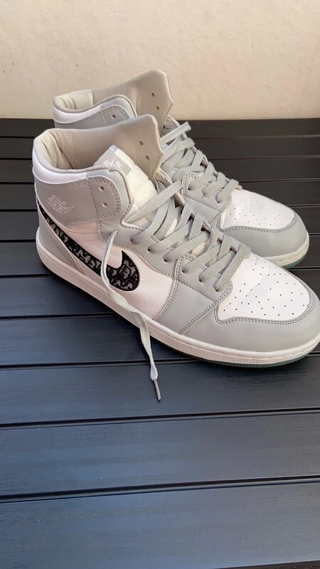 NIKE AIR JORDAN 1 x Dior size 42/8 2058/8000 EUR 275,00 - PicClick IT