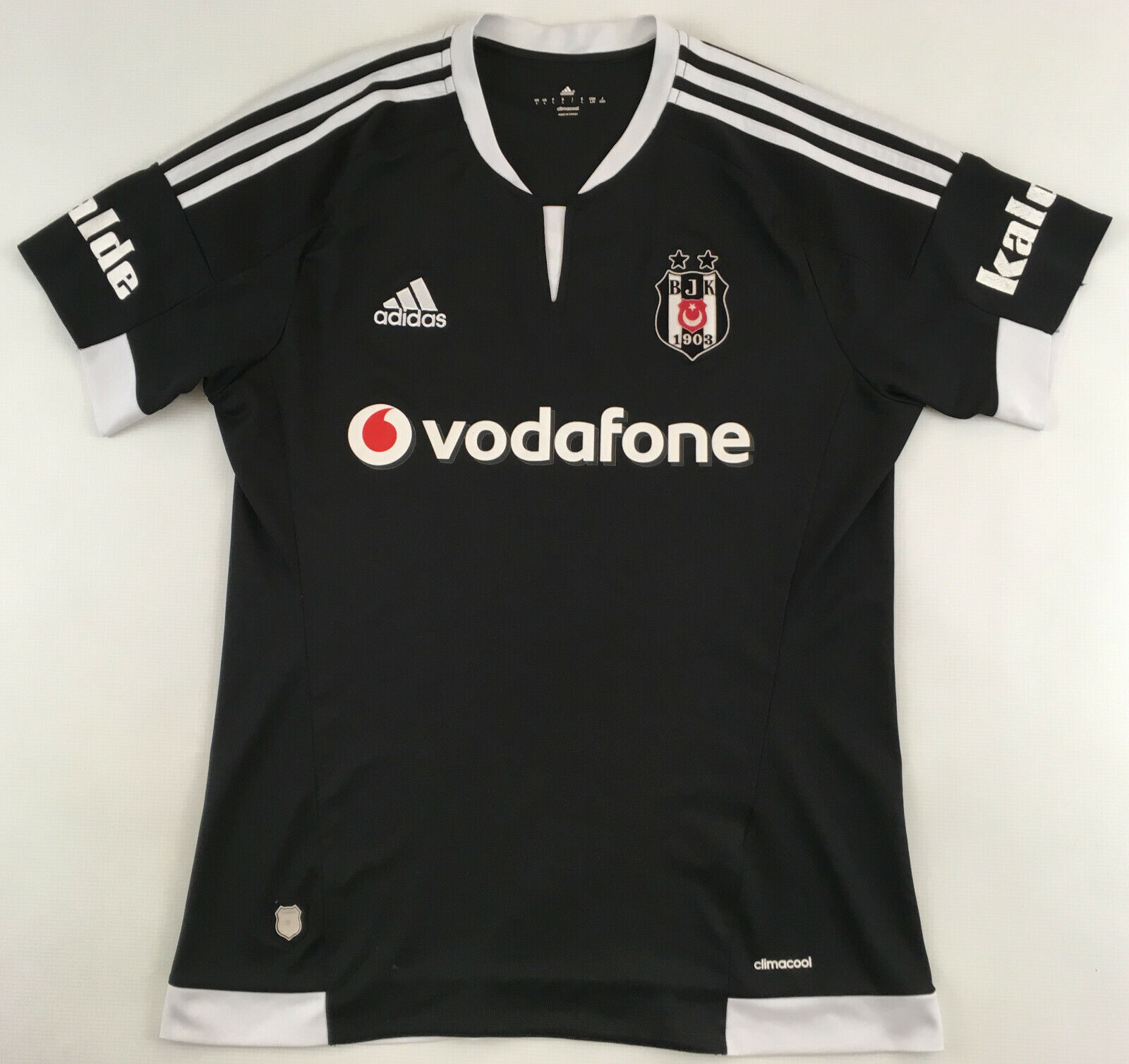 Besiktas Istanbul 2015/16 2016 shirt Vodafone camiseta third black Adidas | eBay