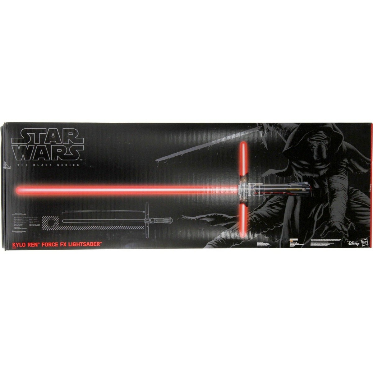 Star Wars Black Series Kylo Ren Force FX Deluxe Lightsaber B3925
