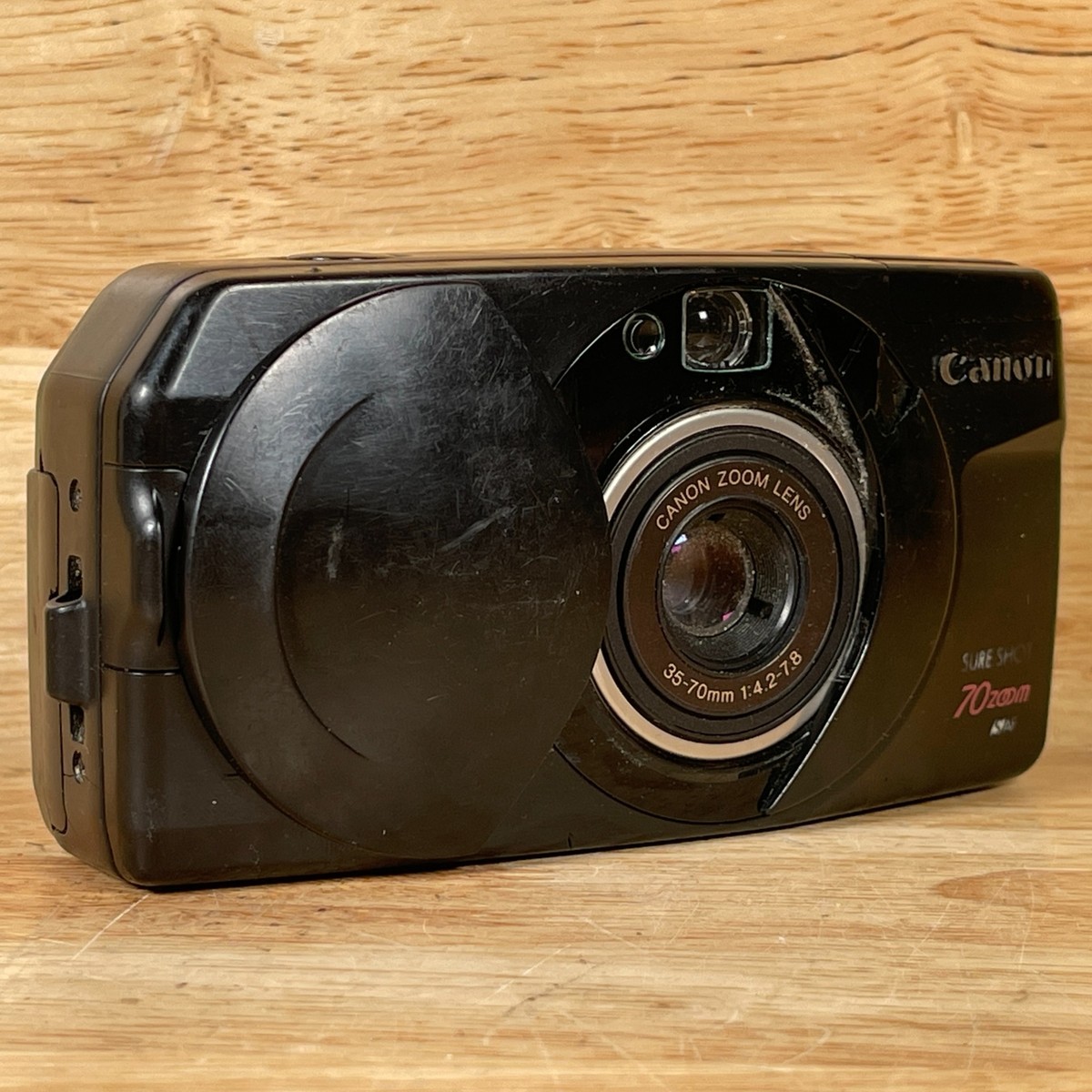 Canon Sure Shot 70 Zoom Black 35-70mm F/4.2-7.8 Zoom lens Film