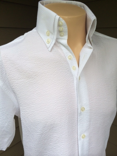white seersucker shirt mens