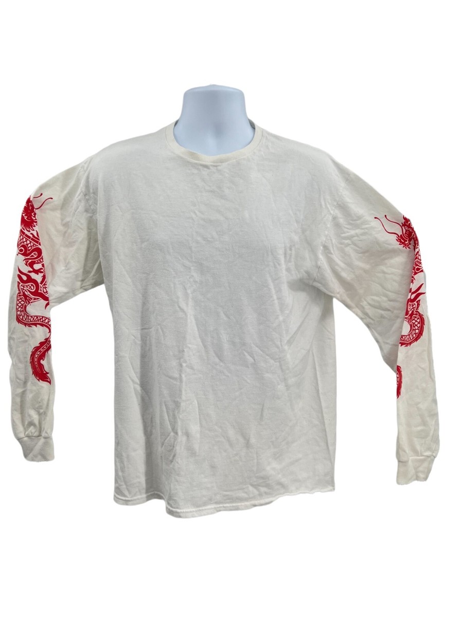 Mens Tshirt White Shirt With Red Dragon Nike SB Year Of The Dragon