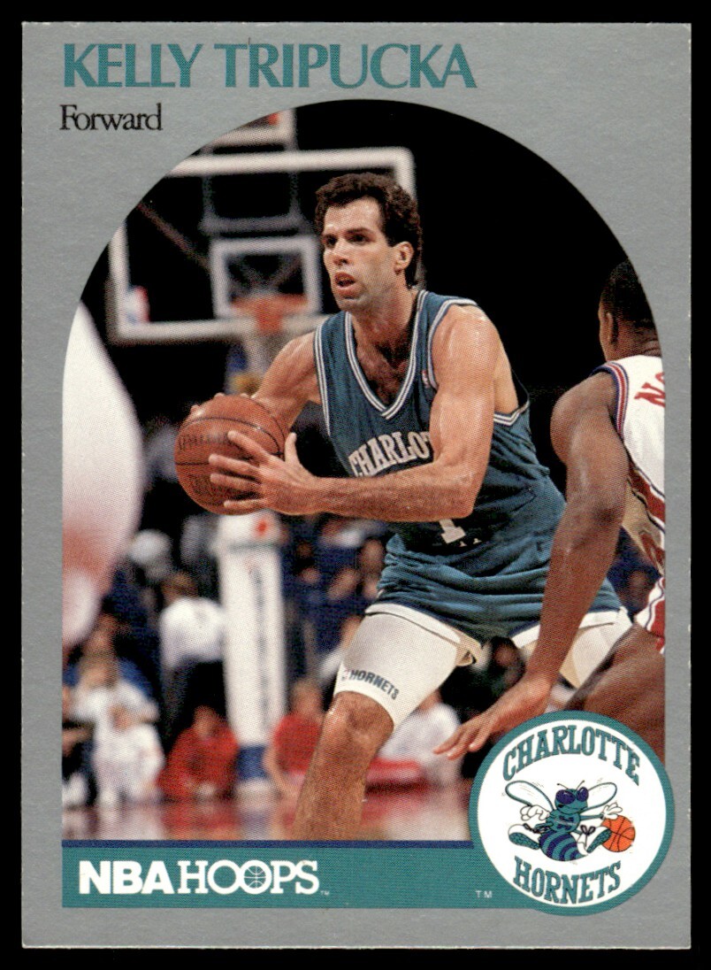1990-91 NBA Hoops #59 Kelly Tripucka Charlotte Hornets | eBay