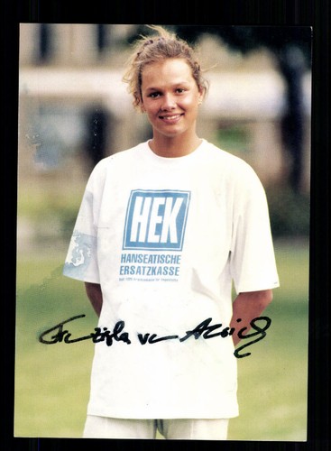 Franziska Van Almsick Autograph Card Original Signed Swimming - Picture 1 of 2