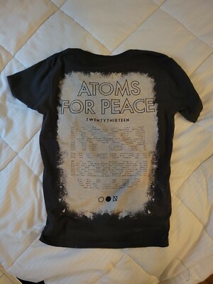 ATOMS FOR PEACE AMOK Tシャツ 2013年 Atoms For Peace Thom Yorke Radiohead W.A.S.T.E. 2013 AMOK World