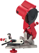 Compact 120-Volt Mini Bench Grinder, Universal Saw Chain Sharpener, for All Chai