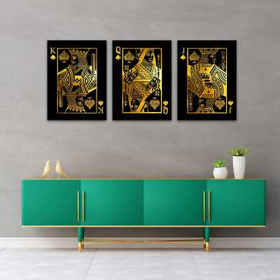 King Queen Jack Wandbild XXL Canvas Leinwand Poster Acrylglas Wohnzimmer Bilder 