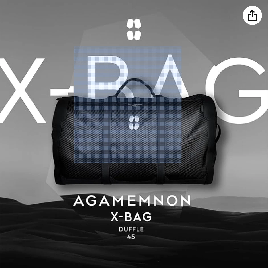 AGAMEMNON X-BAG - Bolsa de viaje 45L - Edición espacial (negro). Foto 2 de 4