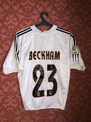 Rare Real Madrid 2004-2005 Home Football Jersey Size S Adidas #23