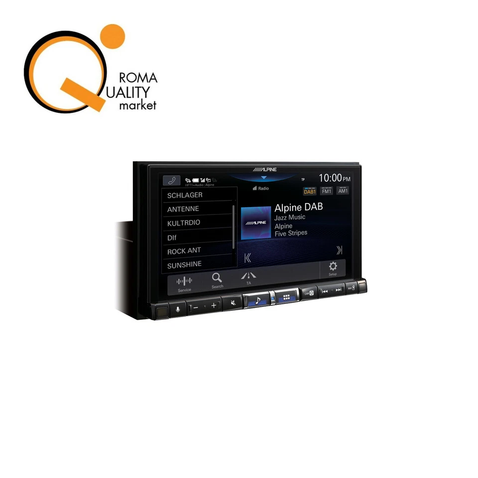 ALPINE iLX-705D Media Station 7" WXGA DAB+ USB BT HDMI Apple Android HI RES GPS - Immagine 2 di 4