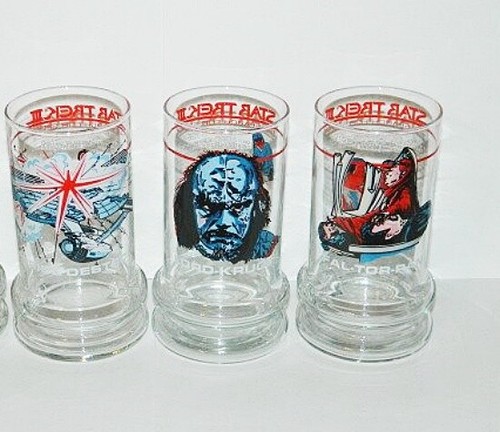 Spock Movie Taco Bell 3 Glass Set 