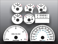 White Face Gauges For 1999-2002 Dodge Ram Cummins Diesel