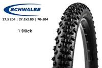 27.5 Zoll Fahrrad Reifen Schwalbe Nobby Nic 27.5X2.80 Performance 70-584 Draht