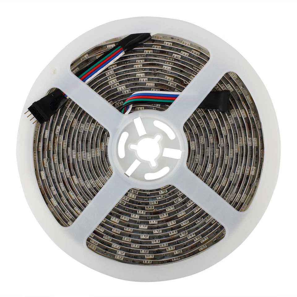 Luz de tira LED 5M RGBW 300Leds 5050 IP65 à prova d'água + controlador IR RGBW de 5 pinos - Imagem 2 de 4