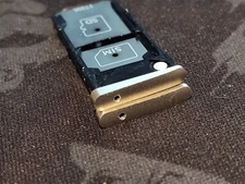 Motorola Moto Z2 Force SIM Card Tray MicroSD Memory Tray. USA! GOLD COLOR