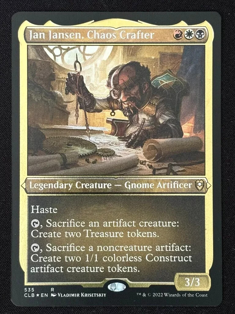 1x MTG Jan Jansen, Chaos Crafter (Foil Etched) - Battle for