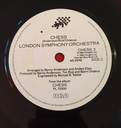 Elaine Paige Barbara Dickson I Know Him London Chess 3 VG+ Vinyl 45 RPM - Picture 3 of 4