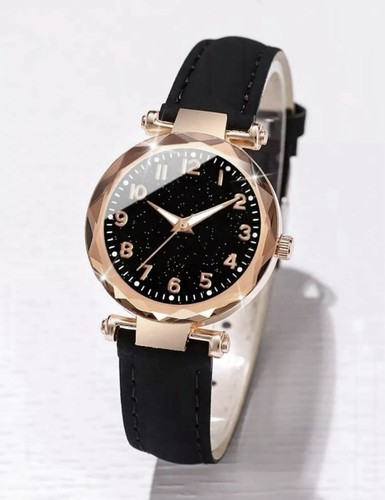 Watch and Bracelet Set Ladies Women Girls Fashion Rhinestones Wristwatch Gift - Picture 3 of 5
