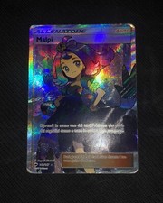 Carte Pokemon MALPI ACEROLA sole luna ITA Allenatore Trainer 142/147 Full Art