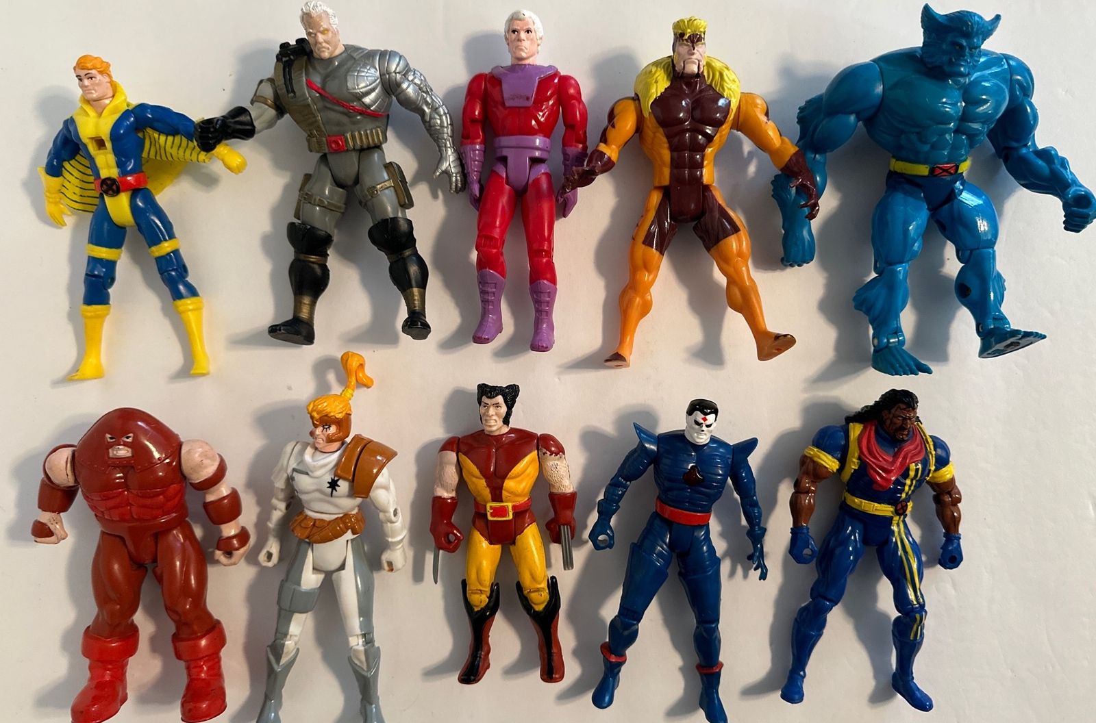 Lot Of 10 1990s Marvel Xmen Vintage Action Figures eBay