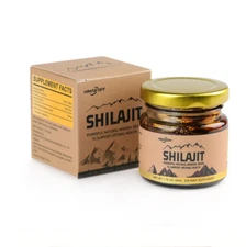 Shilajit Himalayan Resin  Golden Grade  Fulvic acid & 85+ Trace Minerals