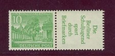 Berlin Zusammendruck W 21 **postfrisch Heftchenz&auml;hnung