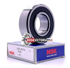 NSK GERMANY 2206 2RS TNG SELF-ALIGNING BALL BEARING, RUBBER SEALED 30x62x20mm