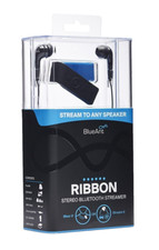 Blueant Ribbon Stereo Bluetooth Streamer- Bluetooth Headset - Black/blue