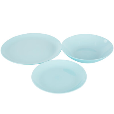Tafelservice Tellerset Luminarc Essservice Geschirrset 18-tlg. Teller Hartglas