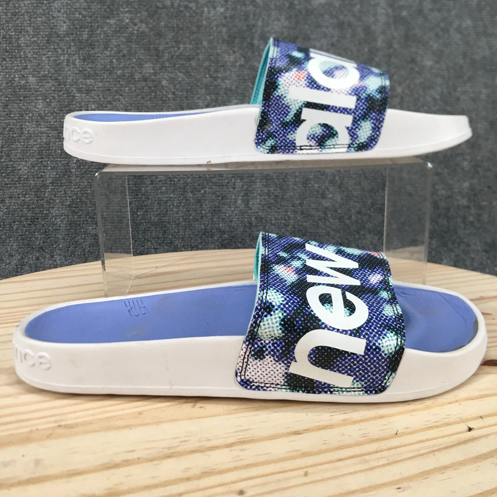 New Balance Sandali Donna 11B Vibrante Viola Slides Multicolore Slip On SWF200FG