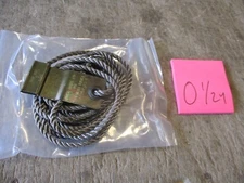 NIW Steel Whip Antenna Tie Down Rope w/Clip, *NOT FOR FIBERGLASS WHIP Antenna*