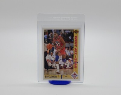 rare magic johnson cards Rare 1991 All Star Upper Deck Collectors Magic Johnson NBA Basketball Card