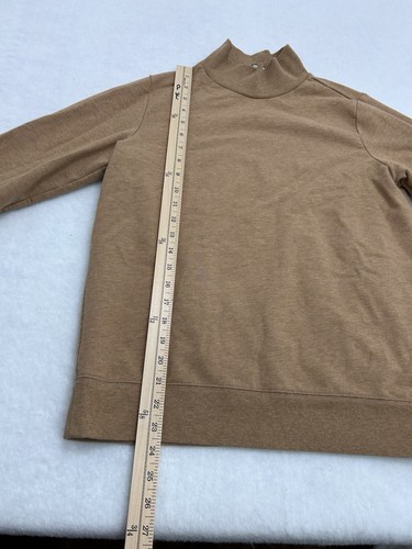Women’s Lands End Mock Turtleneck Medium Golden Brown - Bild 3 von 5