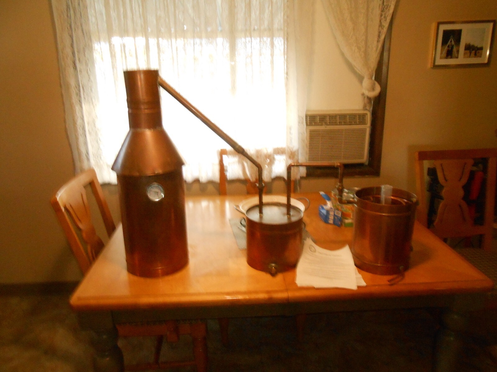 5 Gallon Copper Moonshine Still with Worm and Thumper from Vengeance Stills